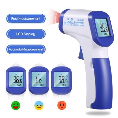 Infrared Thermometro Laser IR Temperature Meter Digital Non contact Thermometro Gun LCD Display with Fever Alarm Household Use| |   – AliExpress 1
