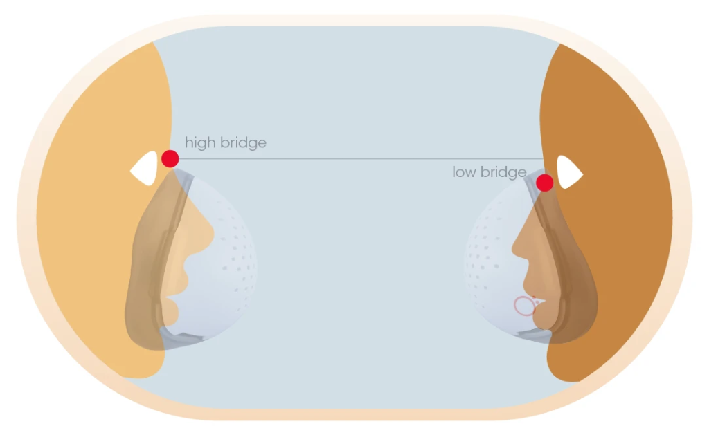 O2 Curve Respirator 1.2 Face Mask Germaphobix o2 Canada Respirator high bridge vs low bridge fit test