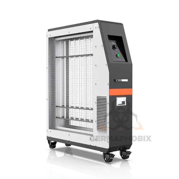 The Neutralizer - Commercial UV Light Sterilizer Kill more than 99% of microbes on any surface within 1600sqft using patented UVC technology + Ozone. Electrodeless tubes reduce power consumption by up to 50% while maintaining the same efficacy with a 50,000 hour lifetime for the tubes! Ideal for schools, waiting rooms, hospitals, churches and factories. Comes with a 1 year limited warranty. The Neutralizer has the following certificates: FCC, CE, RoHs, EPA, ULC Current delivery time: ~7-9 business days