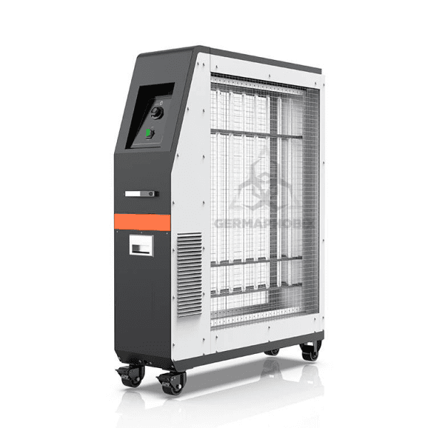 The Neutralizer - Commercial UV Light Sterilizer Kill more than 99% of microbes on any surface within 1600sqft using patented UVC technology + Ozone. Electrodeless tubes reduce power consumption by up to 50% while maintaining the same efficacy with a 50,000 hour lifetime for the tubes! Ideal for schools, waiting rooms, hospitals, churches and factories. Comes with a 1 year limited warranty. The Neutralizer has the following certificates: FCC, CE, RoHs, EPA, ULC Current delivery time: ~7-9 business days