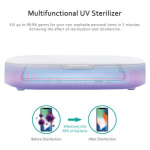 sterilizer box for phone, masks, jewellery, watches