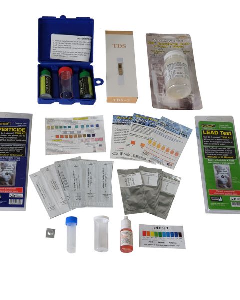 EASY WELL WATER TEST KIT PRO + BACTERIA, LEAD, PESTICIDE TESTS