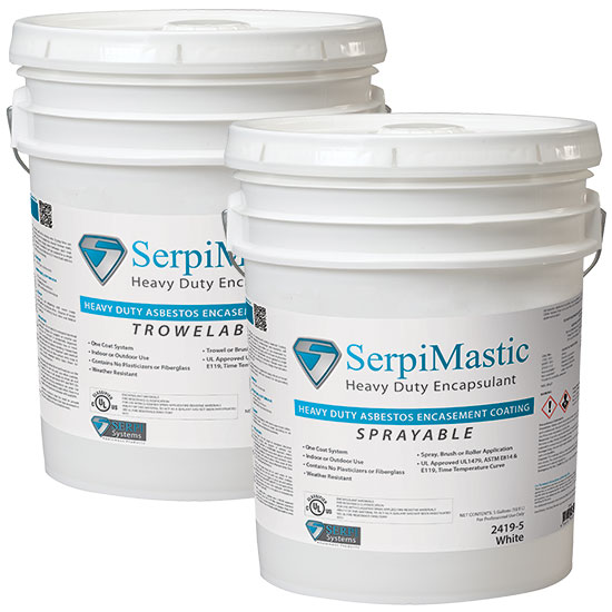 SERPIMastic Sprayable High Temp Encapsulant Off White Germaphobix