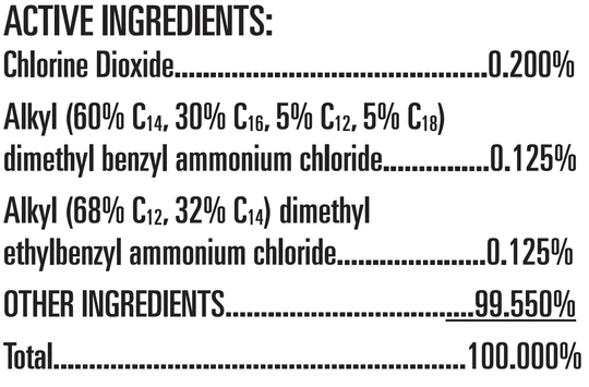 Vital Oxide ingredients