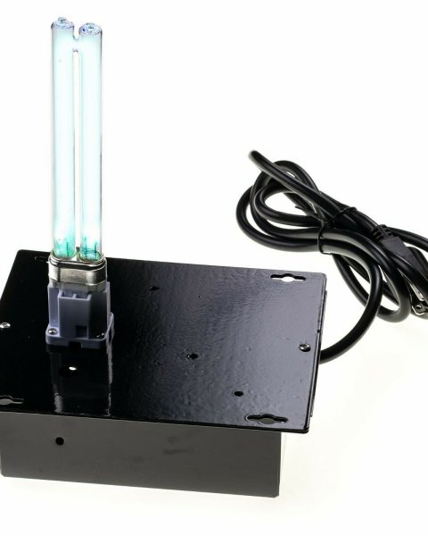 6" AC HVAC Duct Whole Home UV Light and Air Purifier / Cleaner, 1 Lamp Plug-In