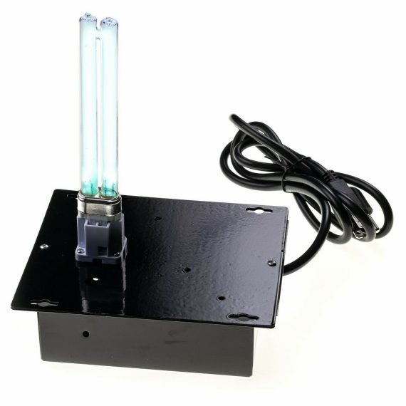 6" AC HVAC Duct Whole Home UV Light and Air Purifier / Cleaner, 1 Lamp Plug-In