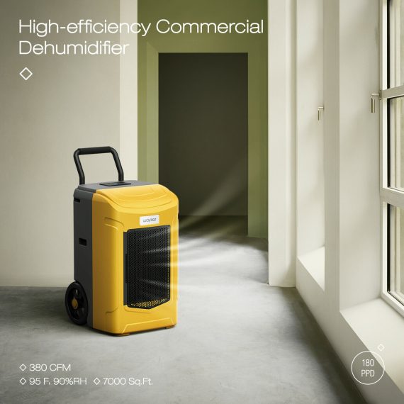 Waykar 180 Pints Industrial Commercial Dehumidifier with Pump