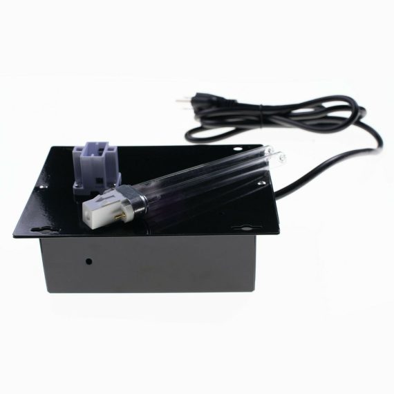 6" AC HVAC Duct Whole Home UV Light and Air Purifier / Cleaner, 1 Lamp Plug-In