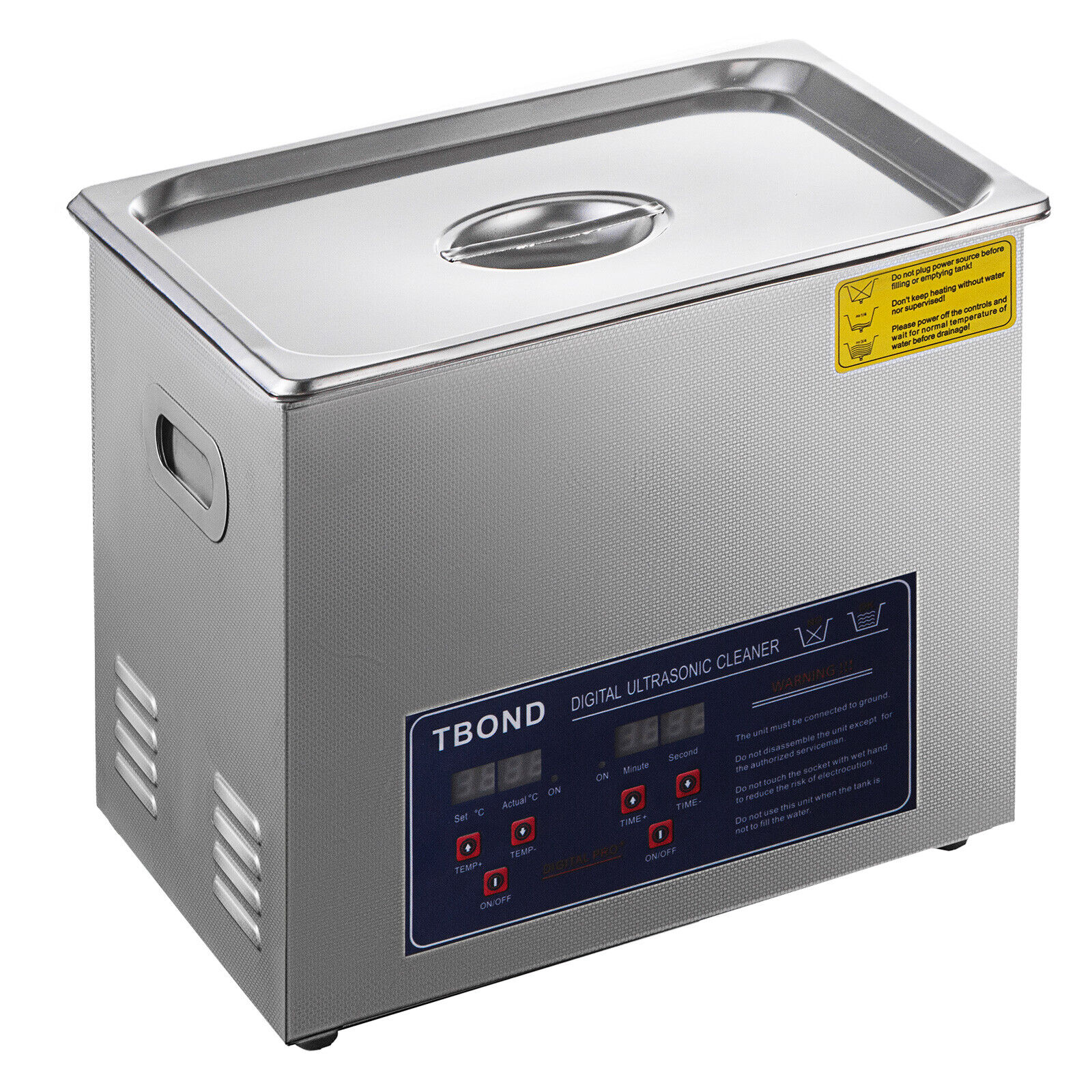 TBOND 15L Ultrasonic Cleaner w/ Heater & Digital Timer