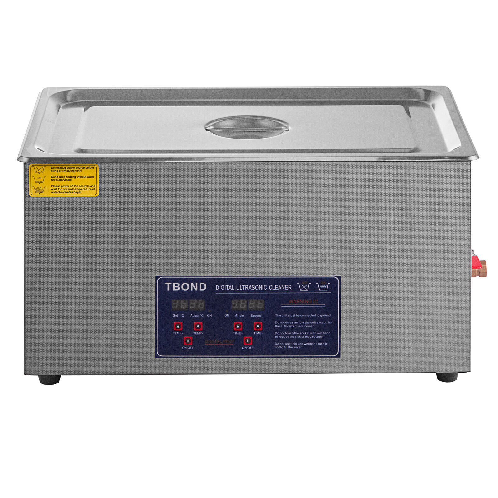 TBOND 30L Ultrasonic Cleaner w/ Heater & Digital Timer