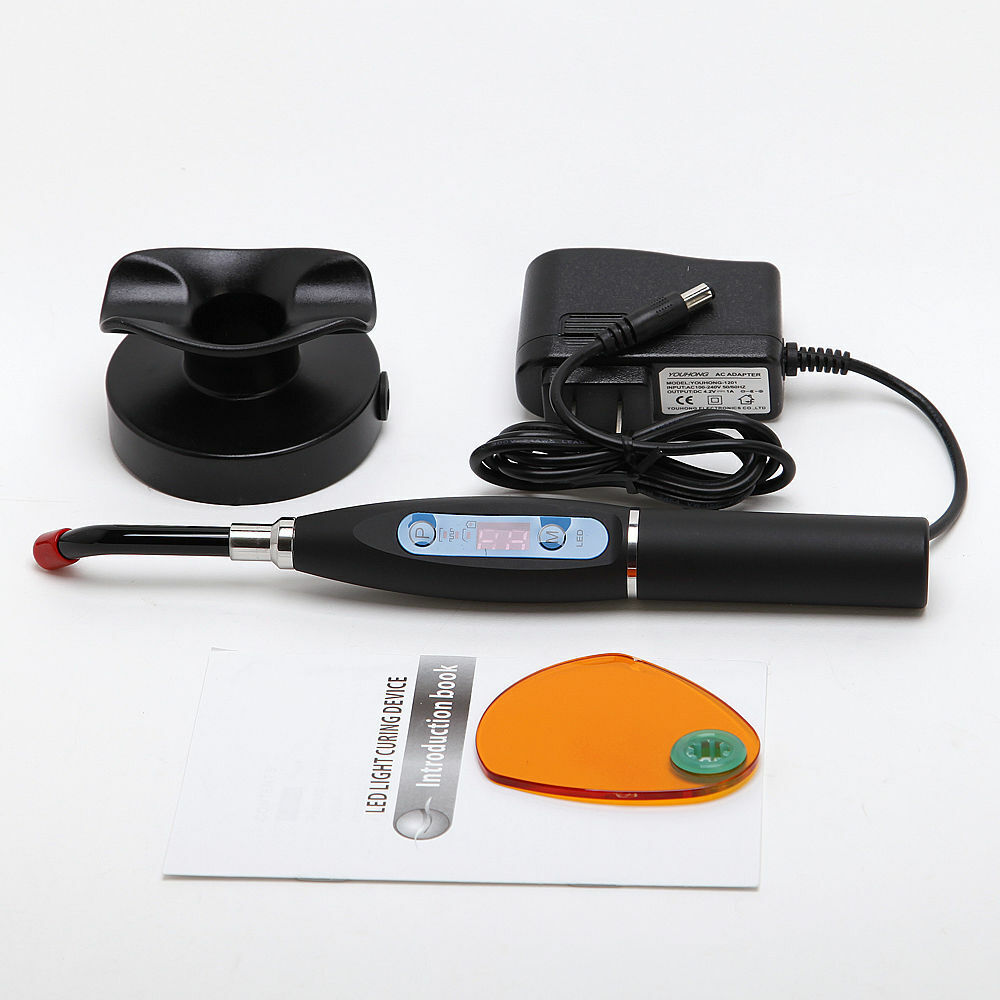 Dental Curing Light Lamp LED Wireless 1500mW/cm² Simple Mode Convenient  Operation