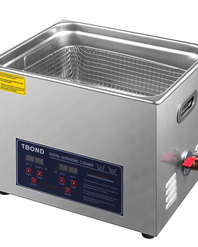 TBOND 15L Ultrasonic Cleaner w/ Heater & Digital Timer