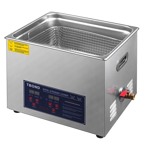 TBOND 15L Ultrasonic Cleaner w/ Heater & Digital Timer