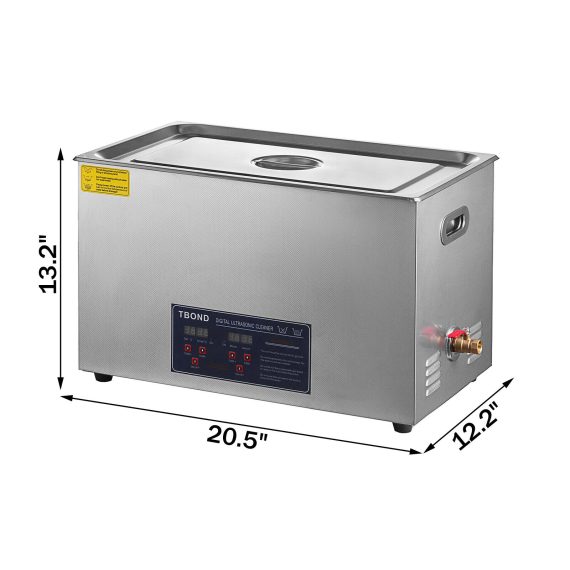 TBOND 30L Ultrasonic Cleaner w/ Heater & Digital Timer