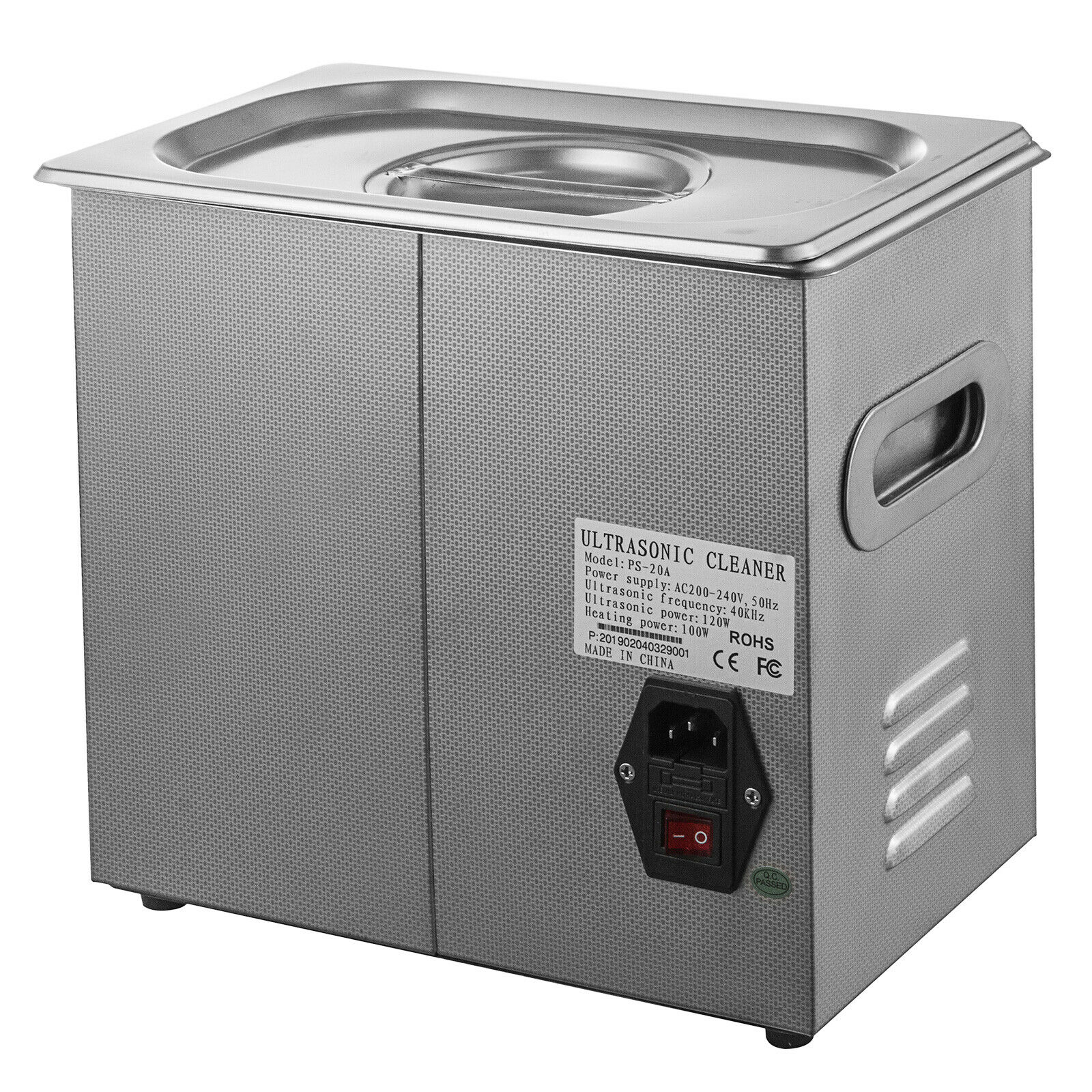 3L Ultrasonic Cleaner with Heater & Digital Timer