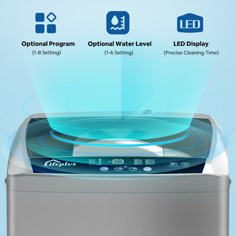 LifePlus Portable Full Automatic Washing Machine and Spin Dry 1.8Cu.ft
