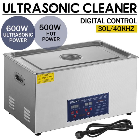 TBOND 30L Ultrasonic Cleaner w/ Heater & Digital Timer