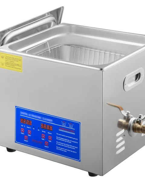 TBOND 15L Ultrasonic Cleaner w/ Heater & Digital Timer