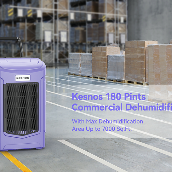 Kesnos 180 Pints Commercial Dehumidifiers for water damage restoration