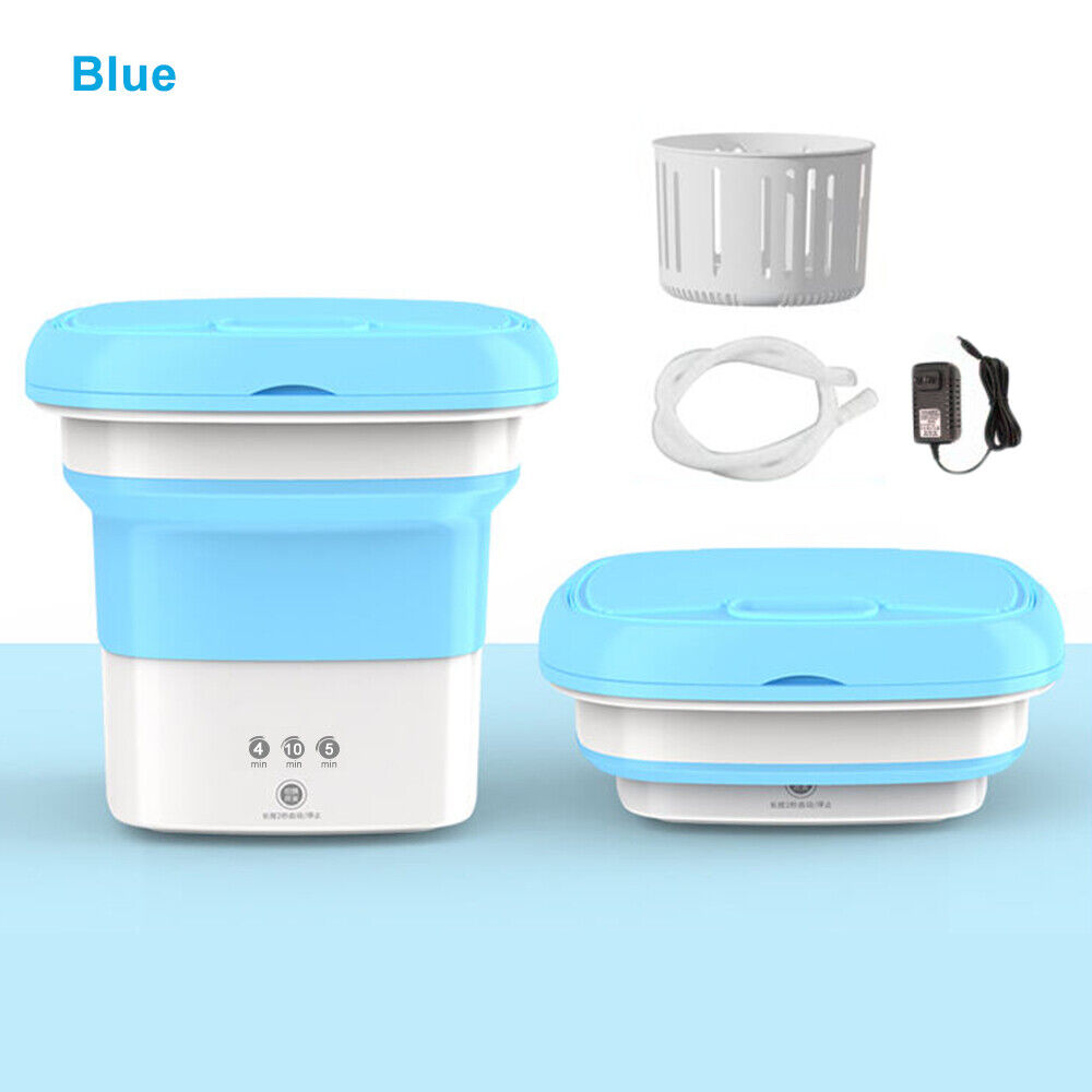 MINANOV Mini Portable Washing Machine with Blue Light & Mini