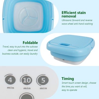 mini foldable portable washing machine