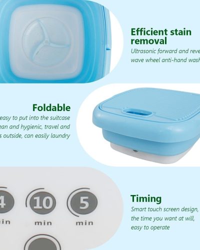 mini foldable portable washing machine