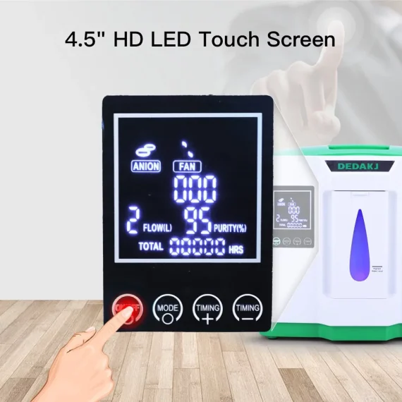 DEDAKJ DE-2AW Oxygen Concentrator with Nebulizer