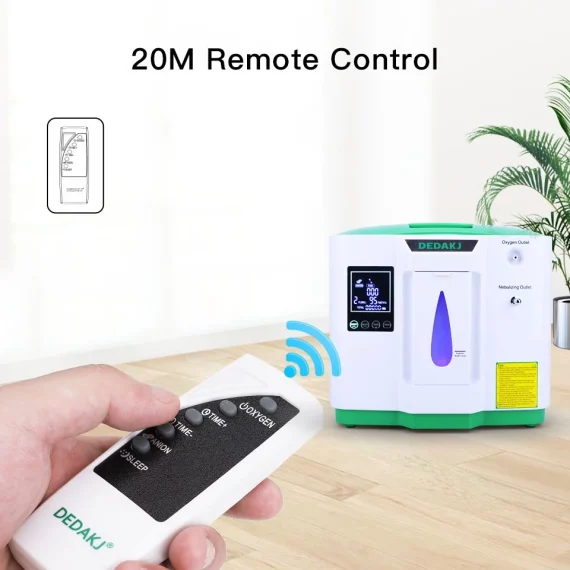 DEDAKJ DE-2AW Oxygen Concentrator with Nebulizer