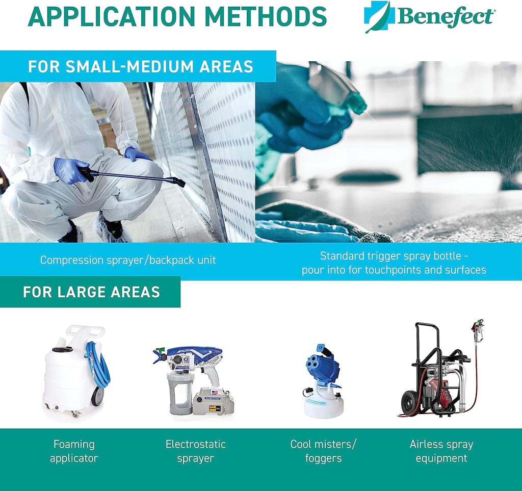 benefect decon 30 botanical cleaner disinfectant application methods