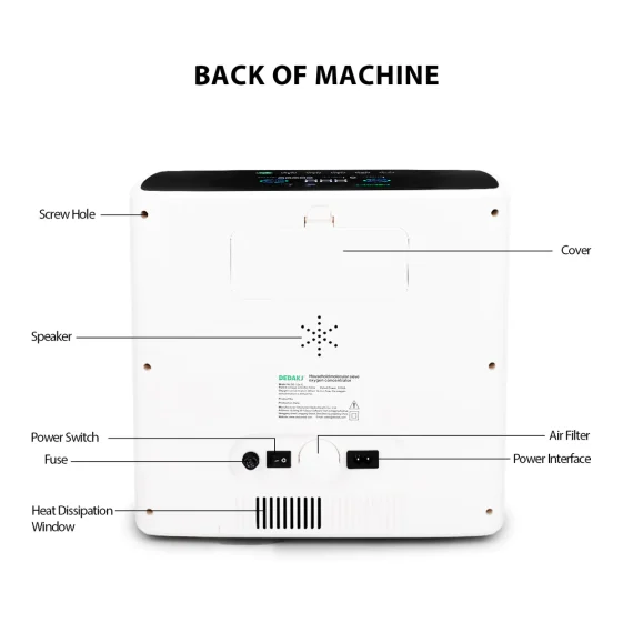 dedakj de-2sw oxygen concentrator with nebulizer