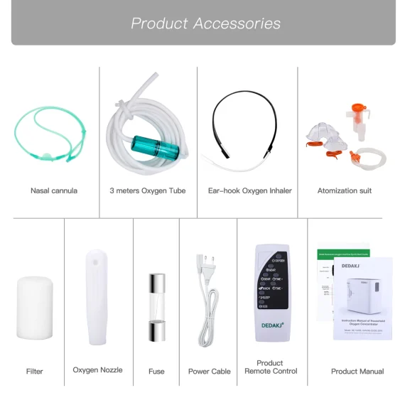 dedakj de-2sw oxygen concentrator with nebulizer