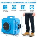 industrial commercial air scrubber for damage restoration