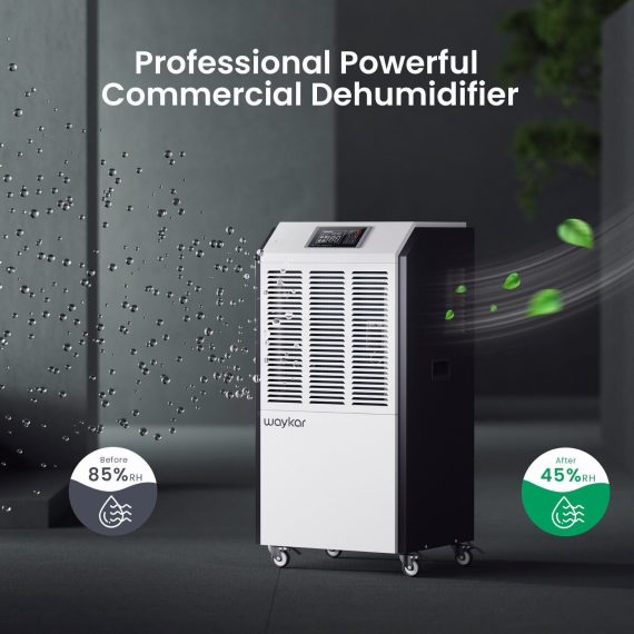 216 Pints Large Commercial Dehumidifier Industrial Dehumidifier with Drain Hose