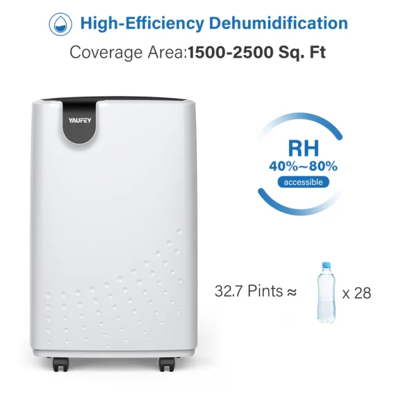 yaufey 32.7 pints dehumidifier PD161D