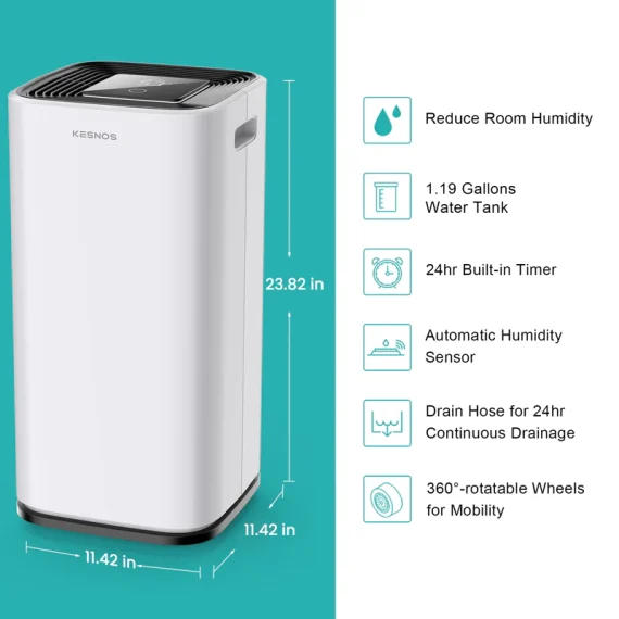 kesnos 70 pint dehumidifier PDF253D