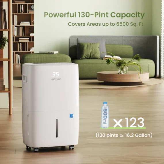 Waykar 130 Pints commercial dehumidifier JD026E-130