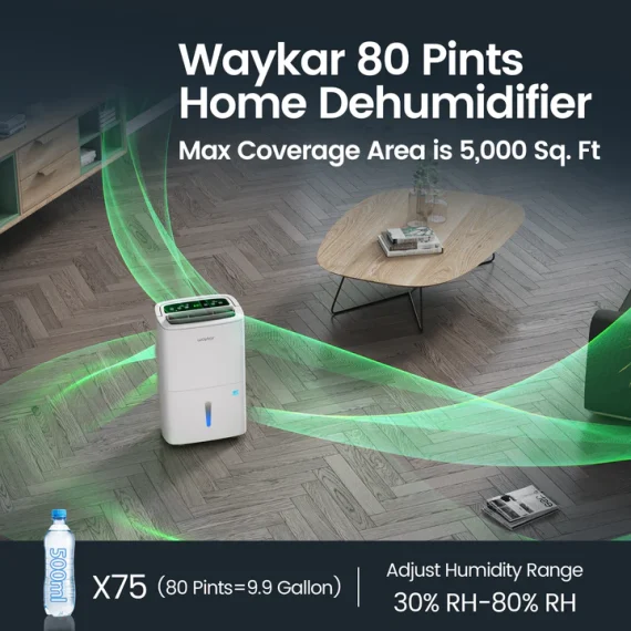 waykar 80 pints ydz-80 dehumidifier