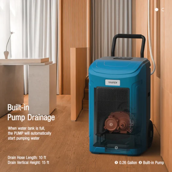 yaufey 180 pints dehumidifier PDGT701BD