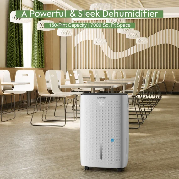 Waykar 150 Pints Commercial Dehumidifier JD026C-150