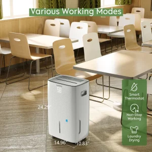 Waykar 150 Pints Commercial Dehumidifier JD026C-150