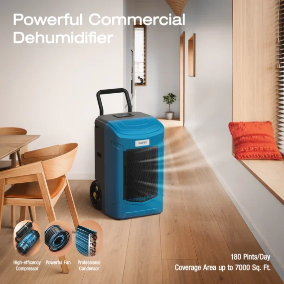 yaufey 180 pints dehumidifier PDGT701BD