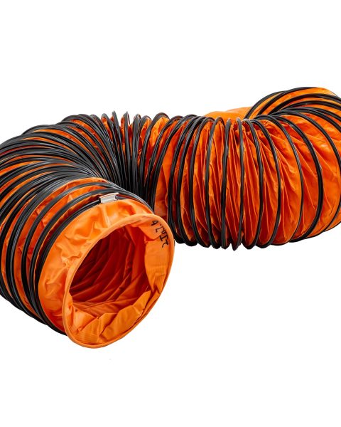 Ducting Hose, 25ft PVC Flexible HVAC Duct Hosing for 8 to 10 Inch Utility Blower Exhaust Fan