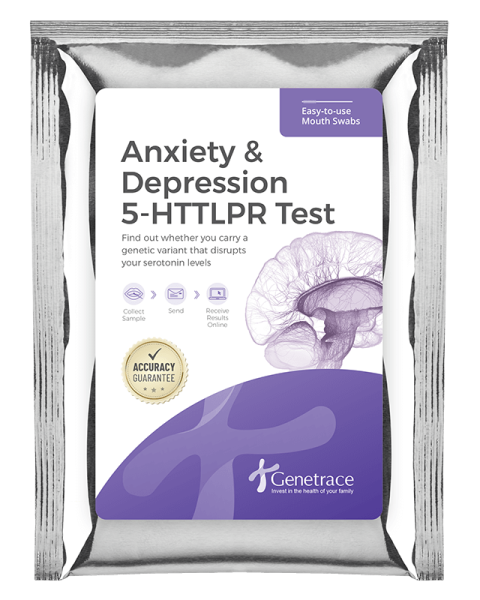 Genetrace Anxiety & Depression 5-HTTLPR DNA Test