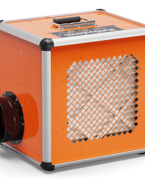 PuriSystems Air Scrubber – 5-Stage Filtration, Ionizer & UV-C Light, Negative Air Machine for Water Damage Restoration, Up to 600 CFM