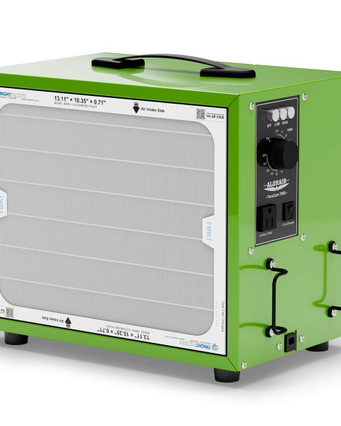 AlorAir® 780 CFM Air Filtration System for Woodworking Shop with Strong Vortex Fan, Purecare 780S Dust Collector
