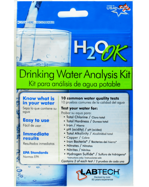 H2O OK™ Drinking Water Analysis Kit