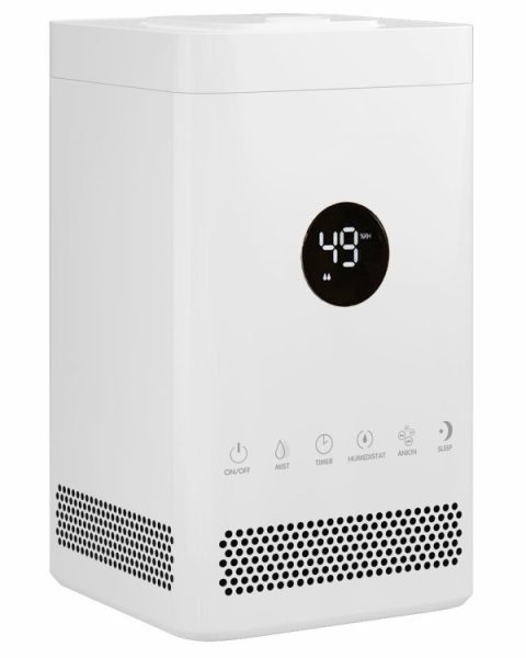 3.5L Top Fill Ultrasonic Humidifier with LCD Display, Auto Humidity Control, Sleep Mode & Timer – Quiet Cool Mist for Bedroom & Office