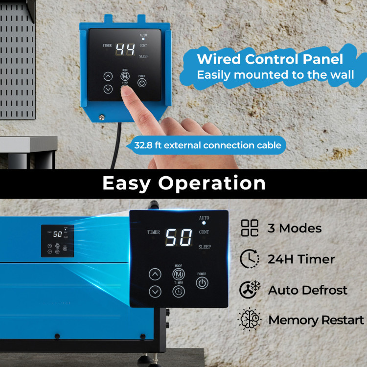 155_Pint_Crawl_Space_Dehumidifier_with_3_Modes_and_24H_Timer_Blue-7