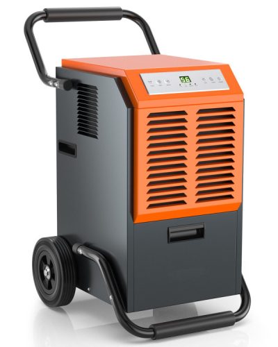 163Pints_Commercial_Dehumidifier_with_Drain_Hose_Gray-2