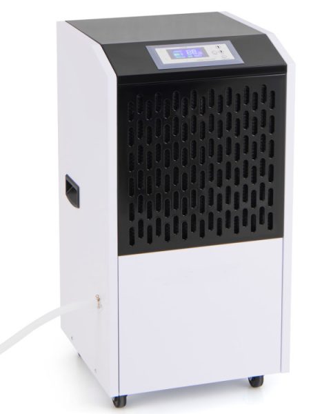 250 Pint Commercial Dehumidifier – High-Capacity Industrial Moisture Remover for Large Spaces up to 8,500 Sq. Ft with Drain Hose, Digital Controls & Wheels